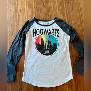 Harry Potter Hogwarts shirt girls medium 10/12